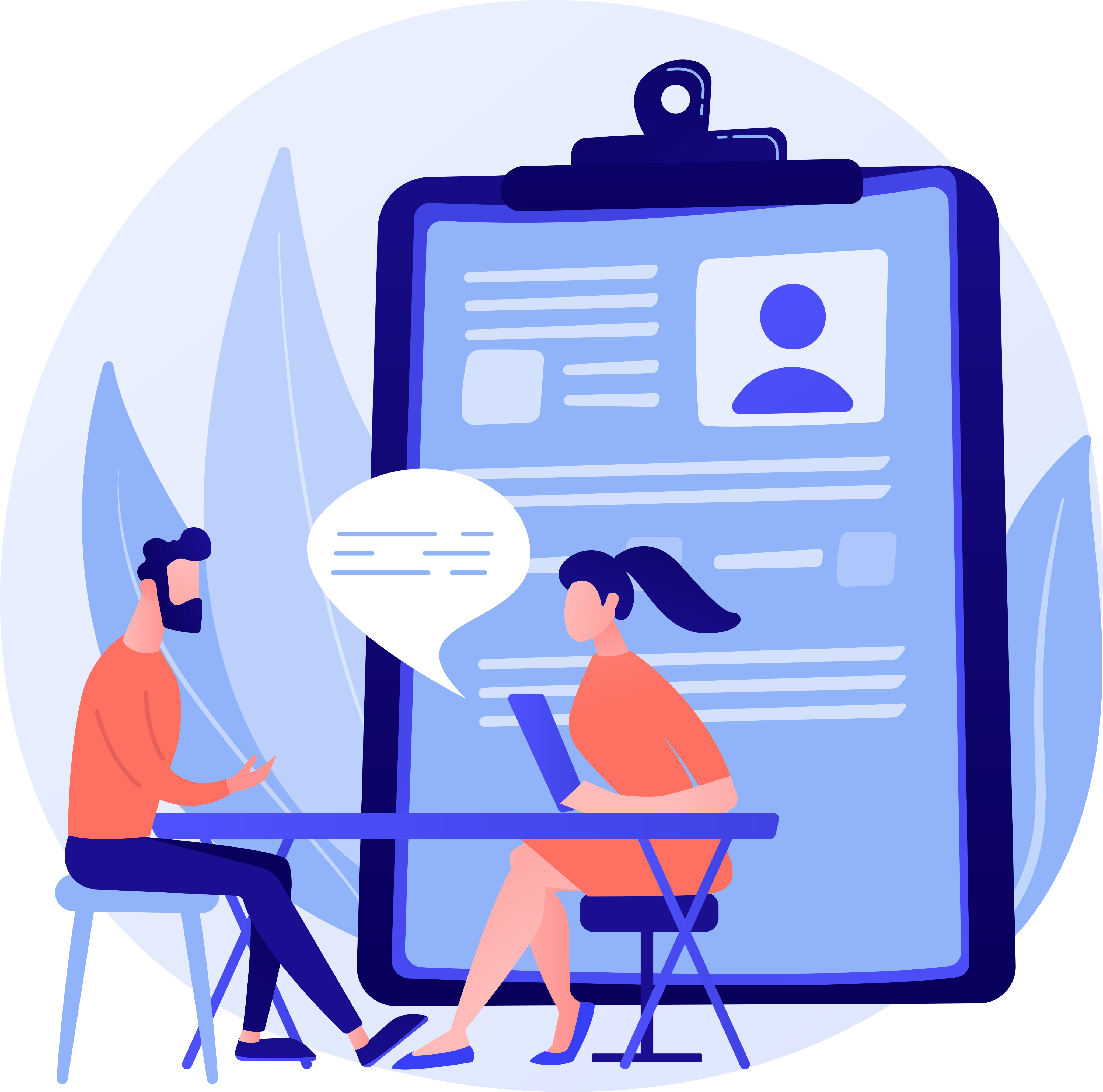 Hire in 3 steps illustration